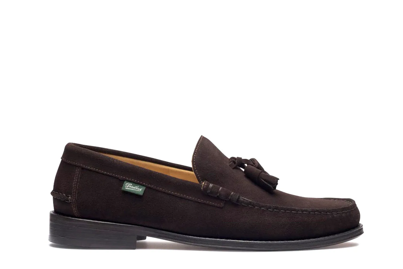 Paraboot Men's Cornell/ Cuir Velours Café