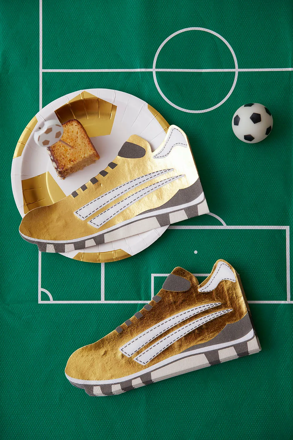 Party Champions Football Boot Shaped Napkins