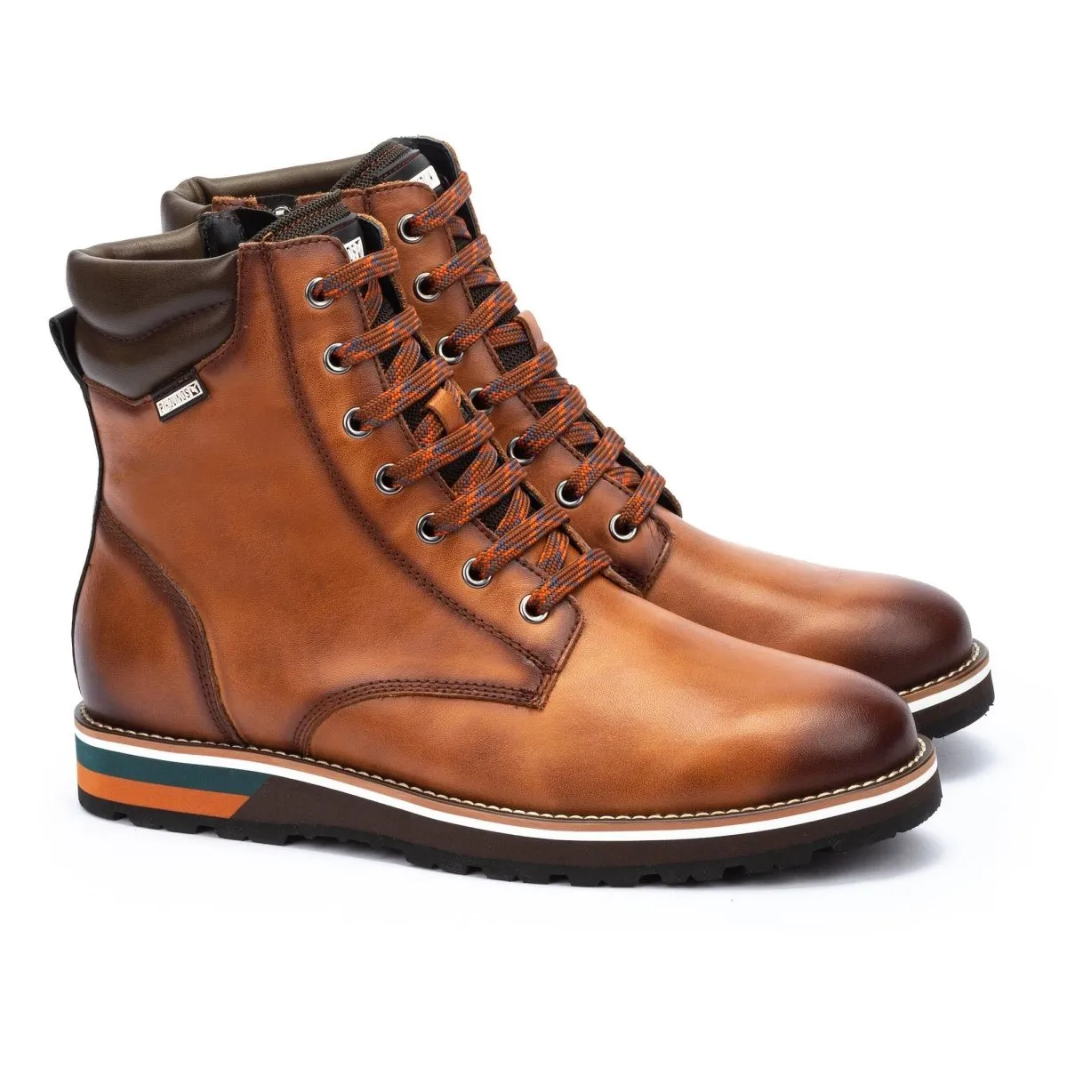 Pikolinos Pirineos M6s-8113c1 Men's Lace-up Ankle Boots In Brandy