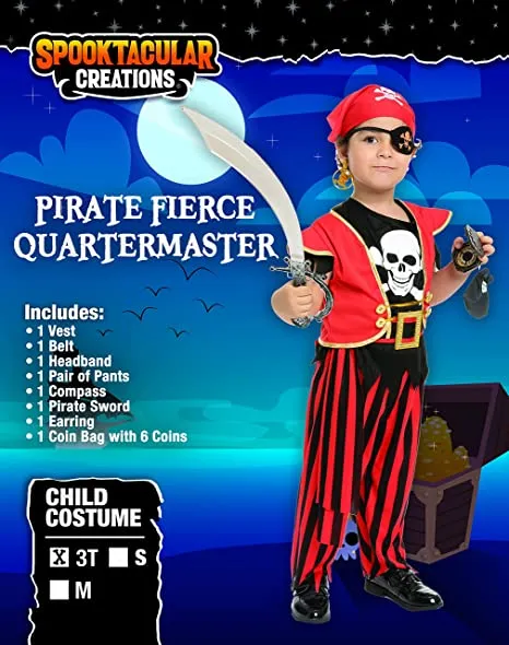 Pirate quartermaster costume - Child