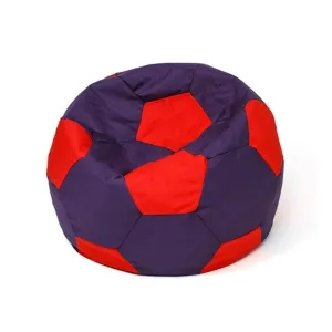 Pouffe GO GIFT Red Purple Oxford Football