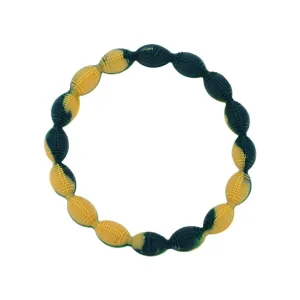 Power Band Football Bracelet | Green & Gold