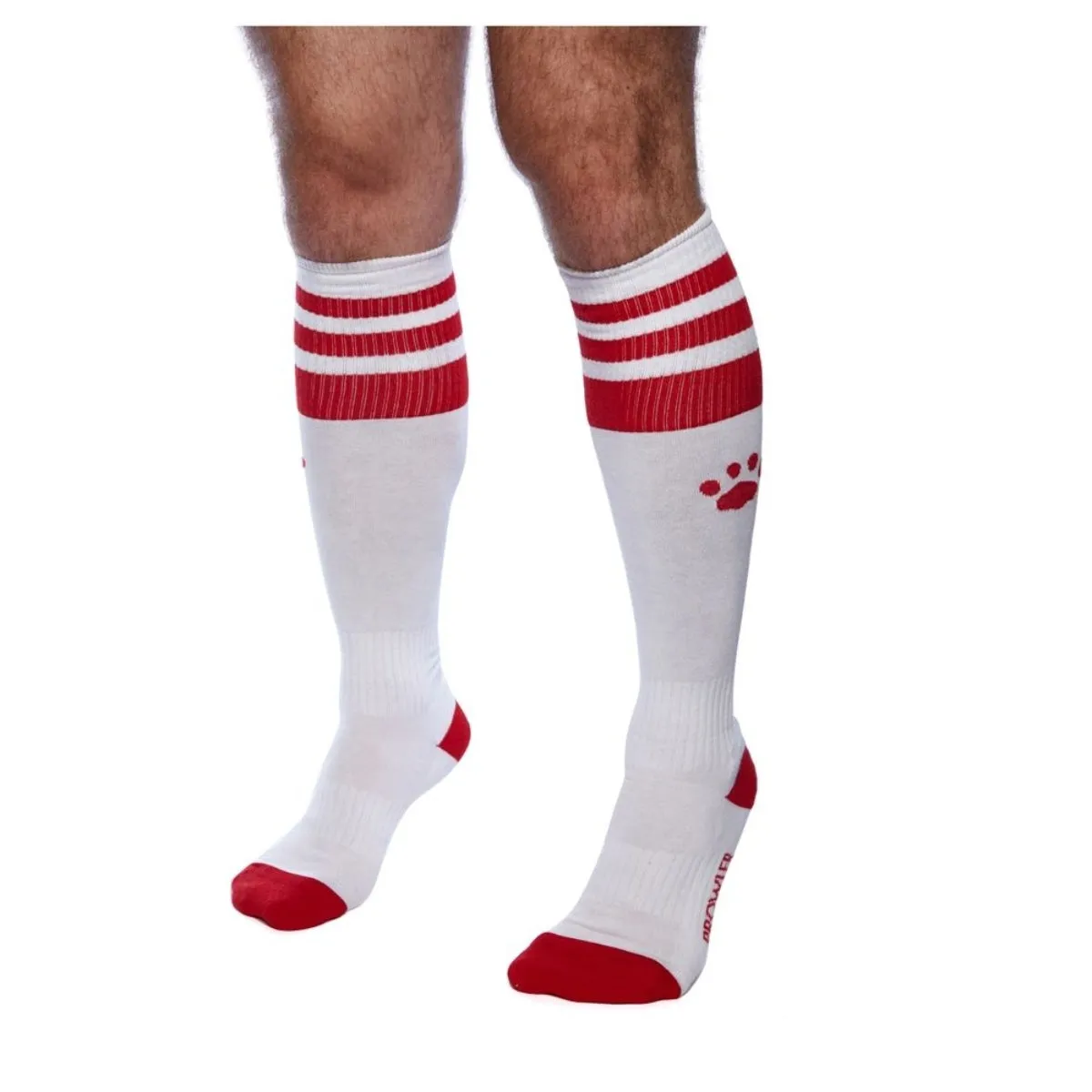 Prowler RED Football Socks White Red