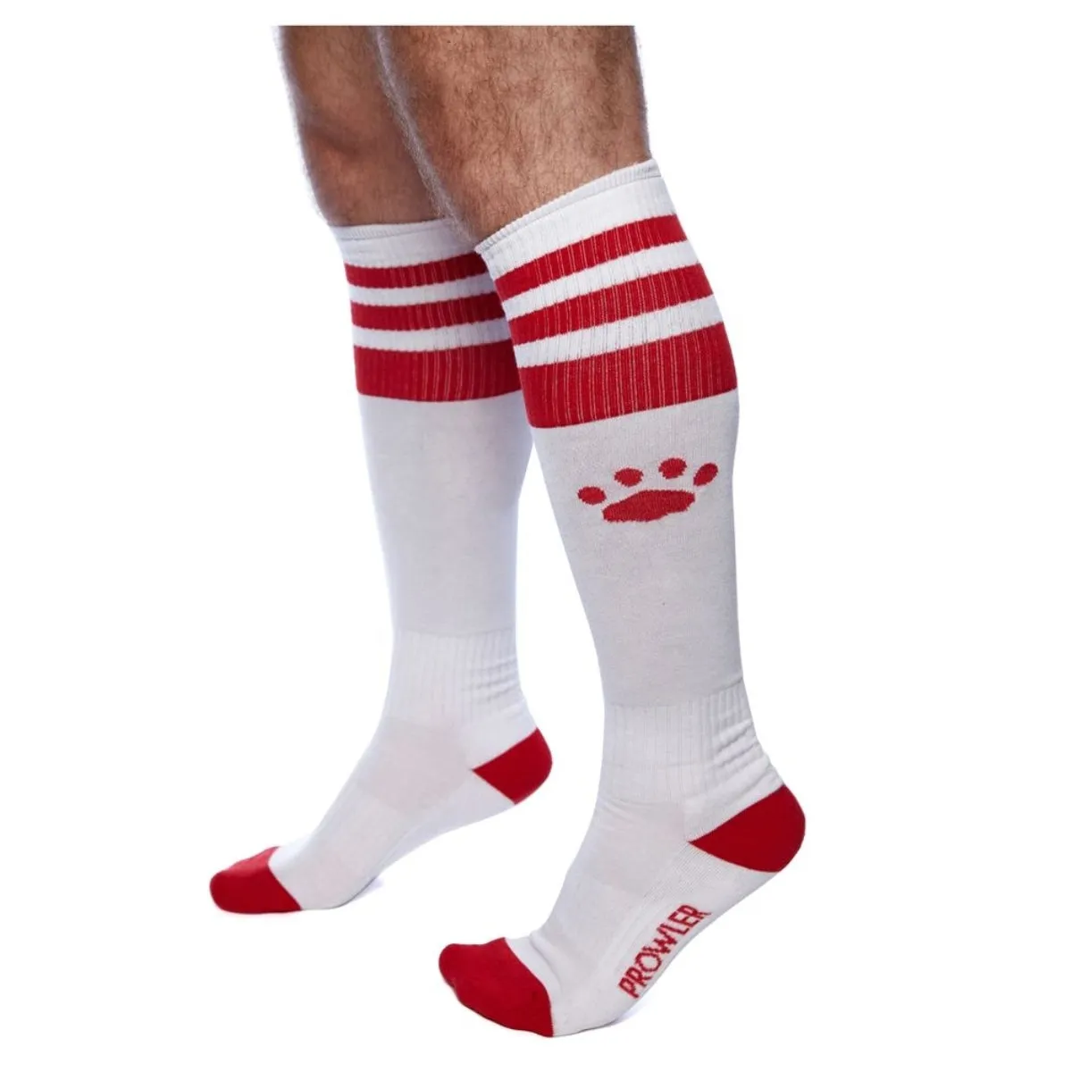 Prowler RED Football Socks White Red