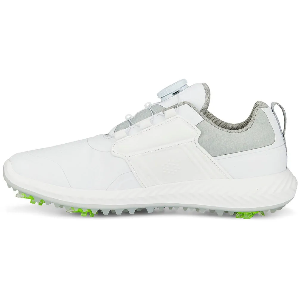 Puma Junior IGNITE PWRCAGE BOA Spiked Shoes - White/Silver