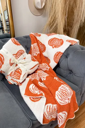 Pumpkin Comfy Luxe Blanket