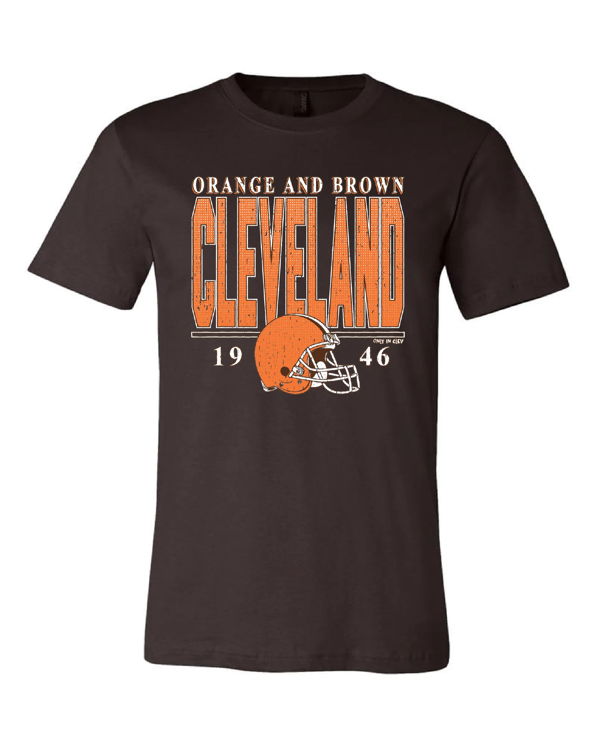 "Cleveland Vintage Football" on Brown