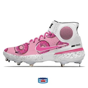 "Donuts" Nike Alpha Huarache Elite 3 Mid Cleats