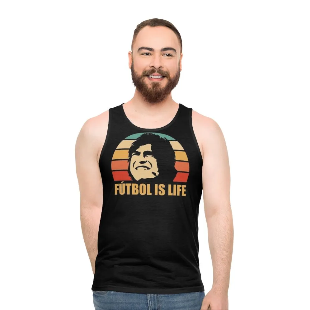 "Futbol Is Life" Unisex Tank Top | Ted Lasso Inspired