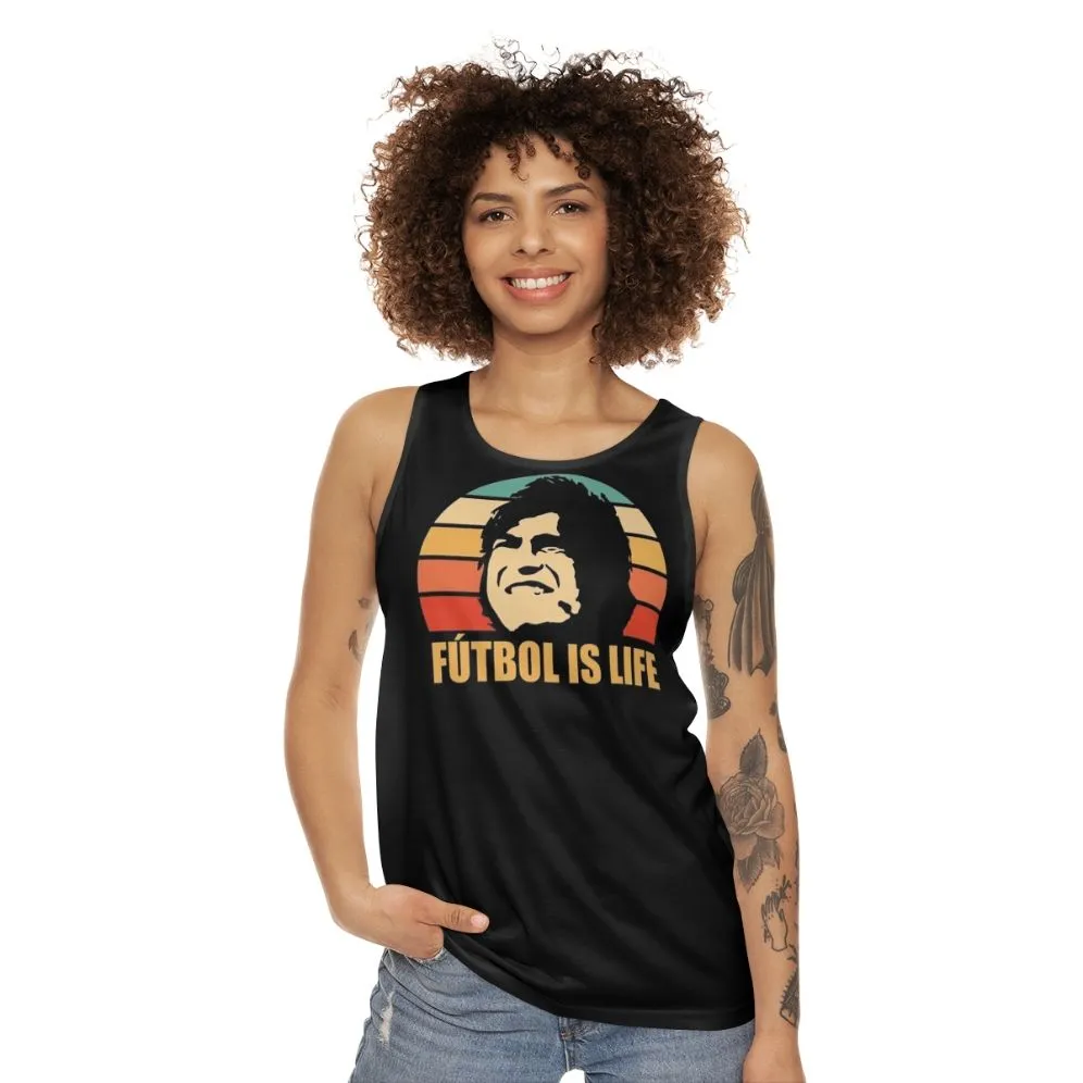 "Futbol Is Life" Unisex Tank Top | Ted Lasso Inspired