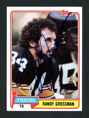 Randy Grossman Autographed 1981 Topps Card #256 Pittsburgh Steelers SKU #160265