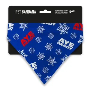 Rangers Christmas Snow Pet Bandana