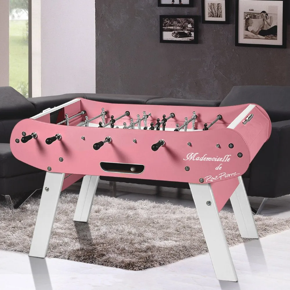 Rene Pierre Color Rose / Mademoiselle Foosball Table in Pink