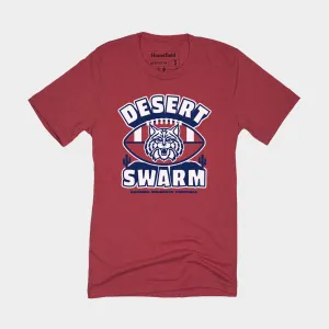 Retro Arizona Desert Swarm Football Tee