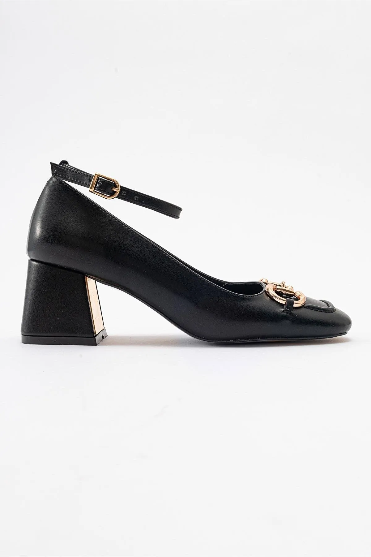 RISUS Black Women's Heeled Shoes