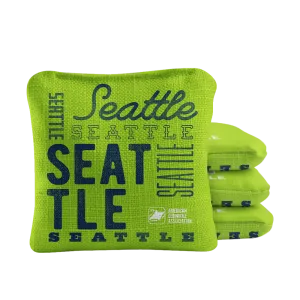 Seattle Football Vintage Gameday Synergy Pro Cornhole Bags