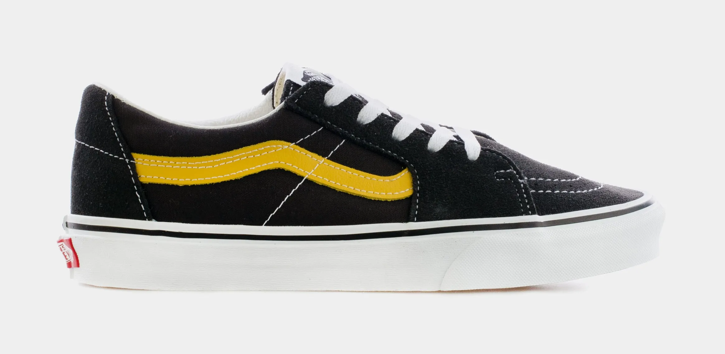 SK8 Low Mens Skate Shoes (Black/Yellow)