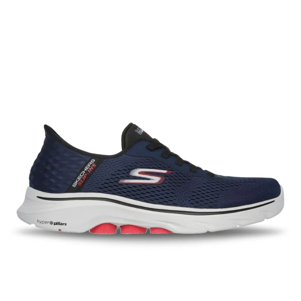 Skechers Men's Slip-Ins GO WALK 7 Free Hand 2 - Navy/Red