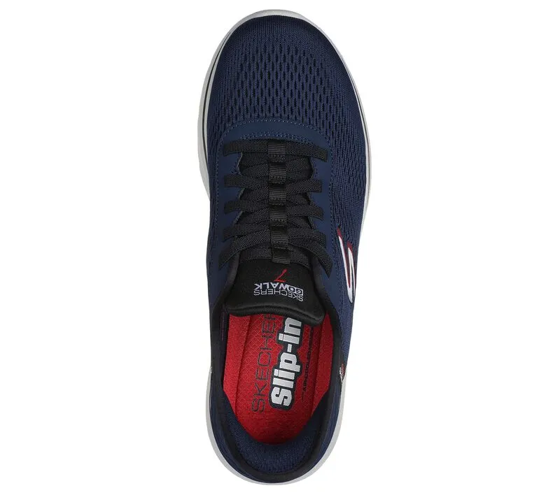 Skechers Men's Slip-Ins GO WALK 7 Free Hand 2 - Navy/Red