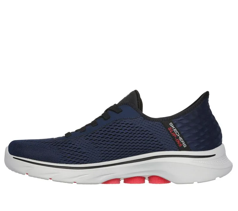 Skechers Men's Slip-Ins GO WALK 7 Free Hand 2 - Navy/Red