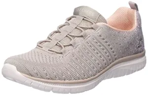 Skechers-Womens-Virtue-Brown-Sneakers-UK 6