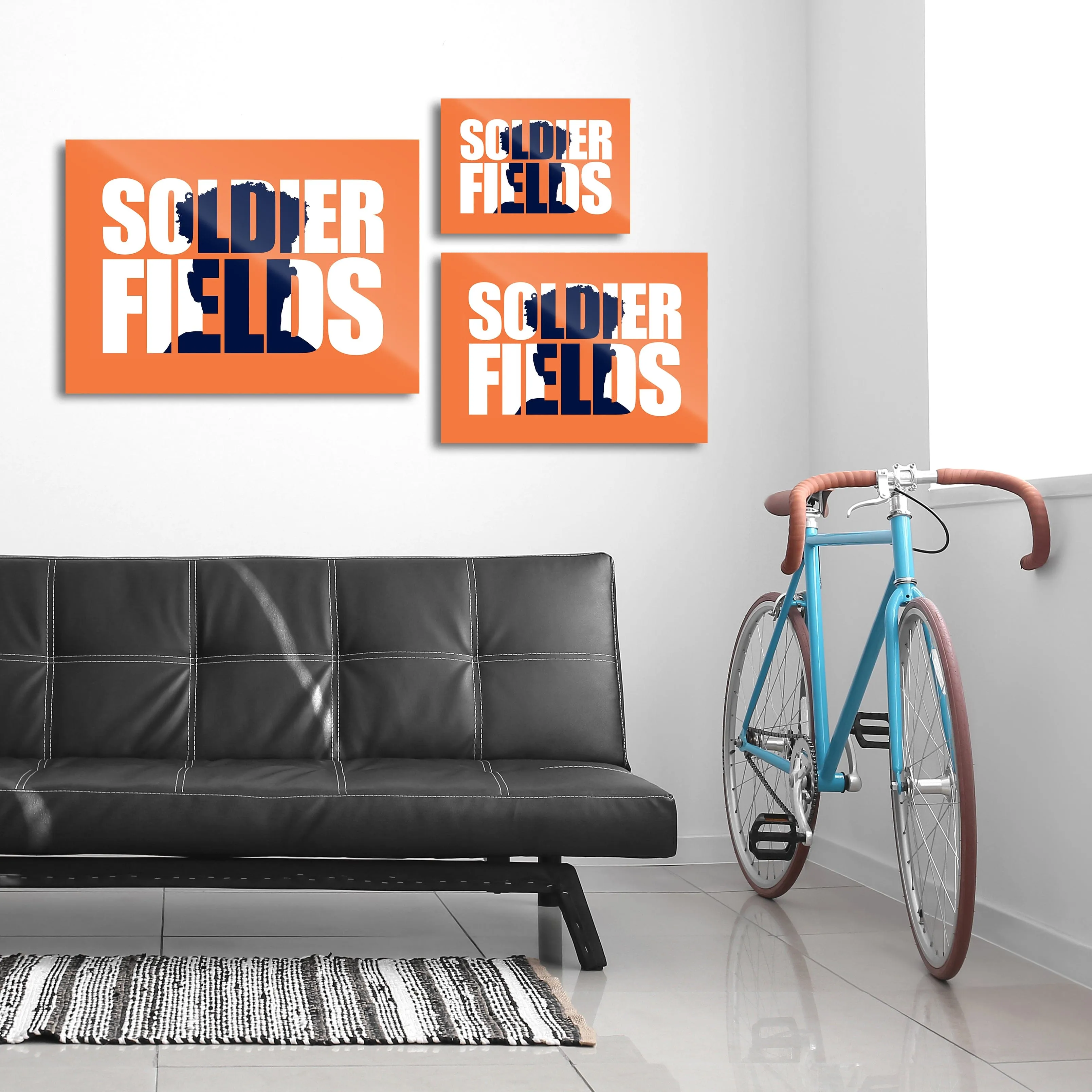 Soldier Fields - Fantasy Football Metal Wall Art