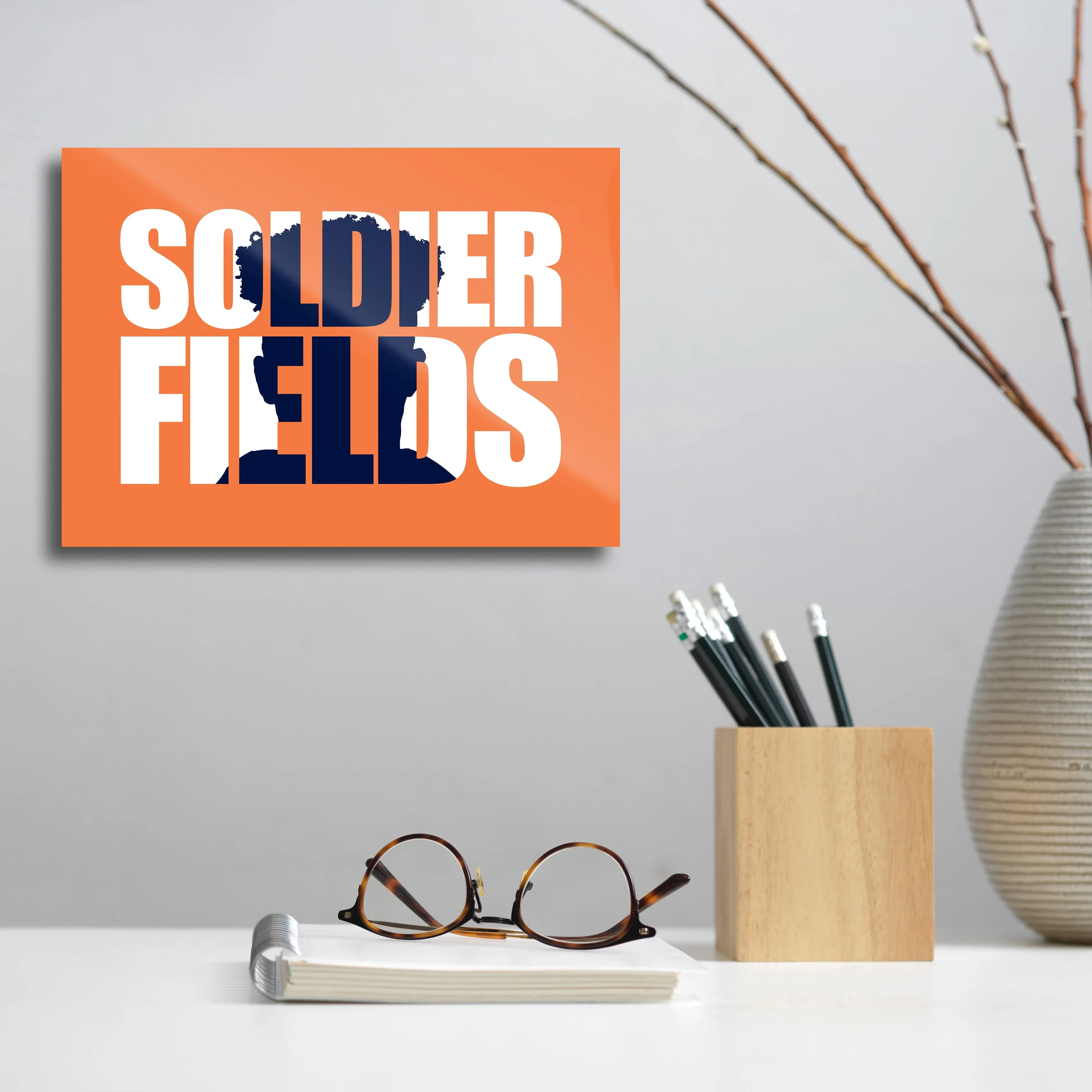 Soldier Fields - Fantasy Football Metal Wall Art