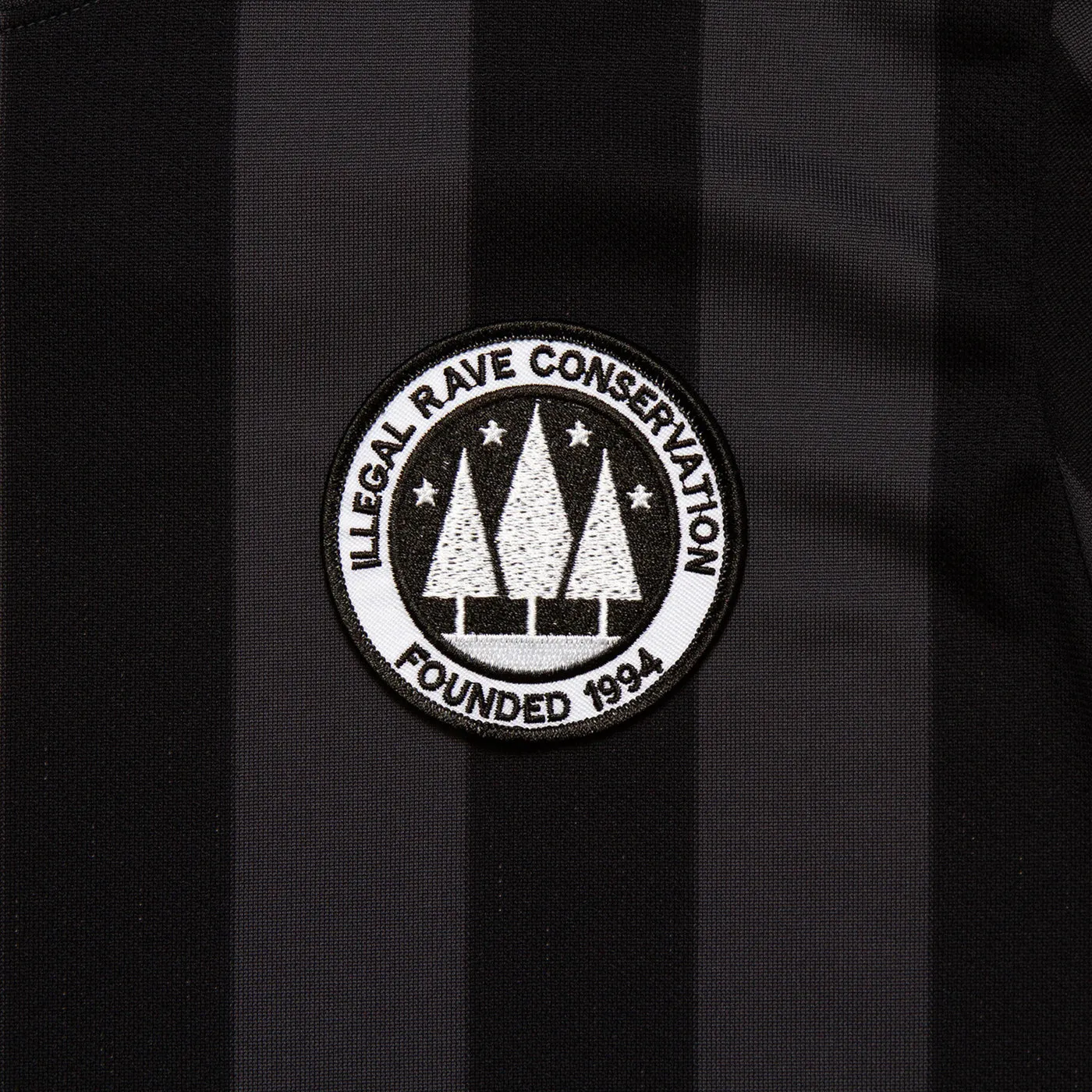 Techno United  FC Striped Division - Jersey - Black Grey