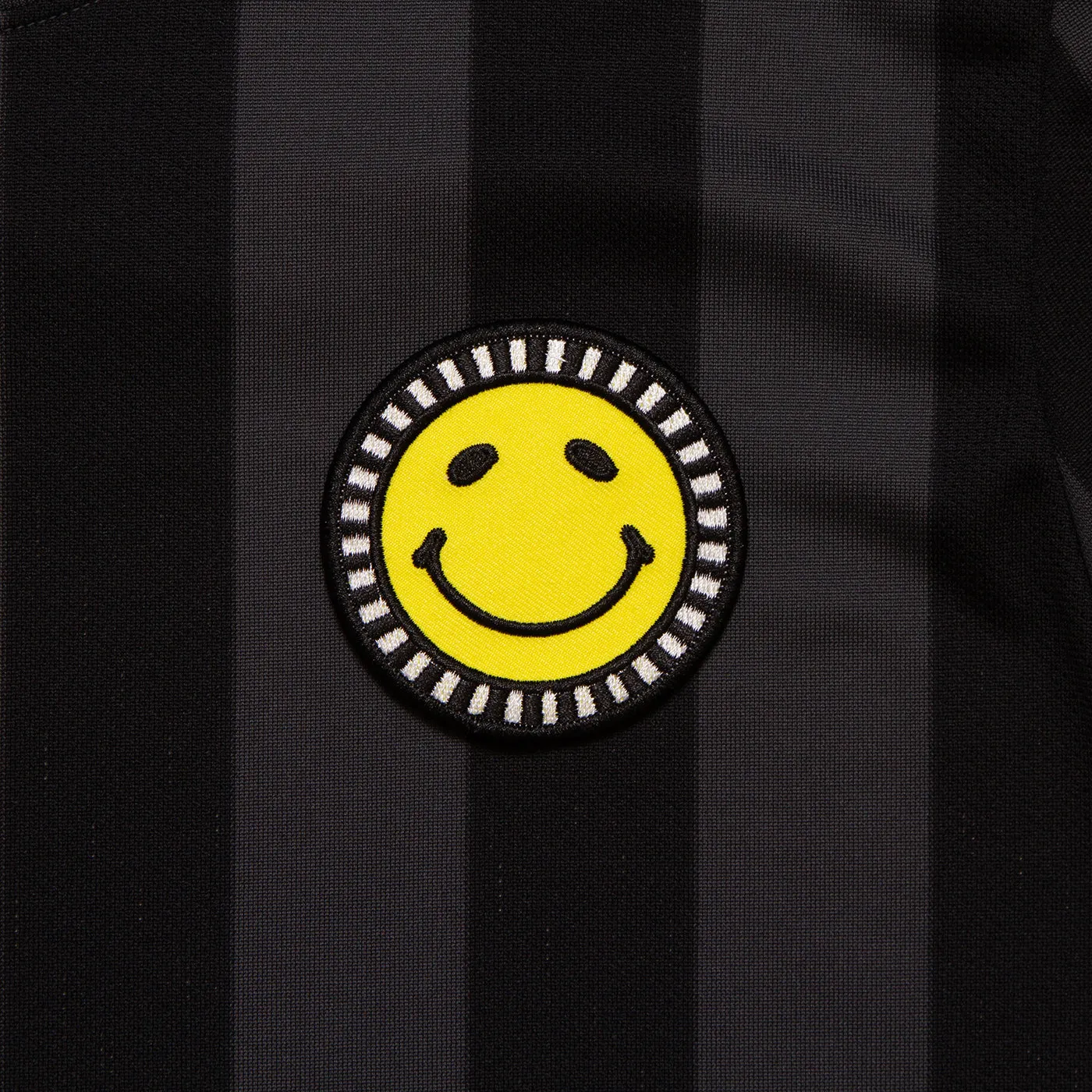 Techno United  FC Striped Division - Jersey - Black Grey