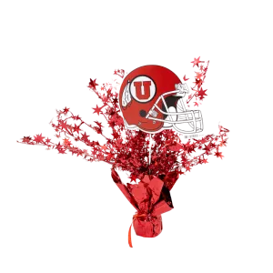 U of U Football Helmet Centerpiece Spray 14" | 1 ct