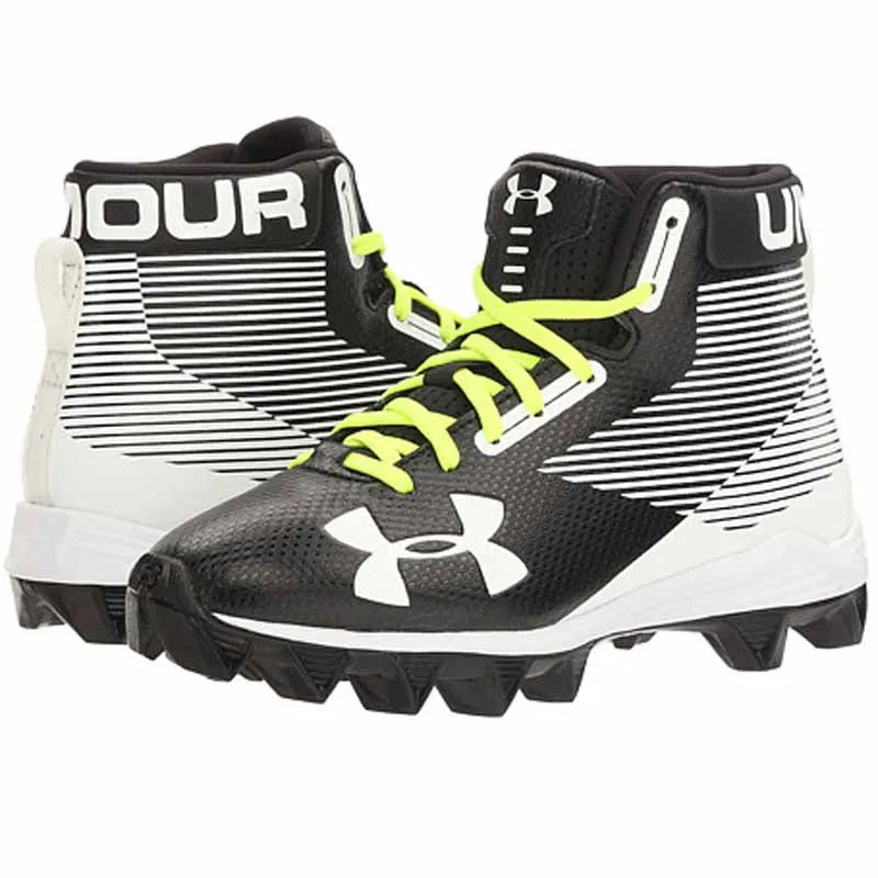 UA Hammer Mid Rubber Molded Junior Football Cleats