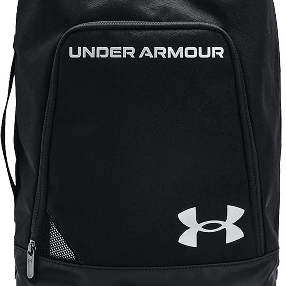 Under Armour Contain Shoe Bag - Black/Black/Metallic Silver