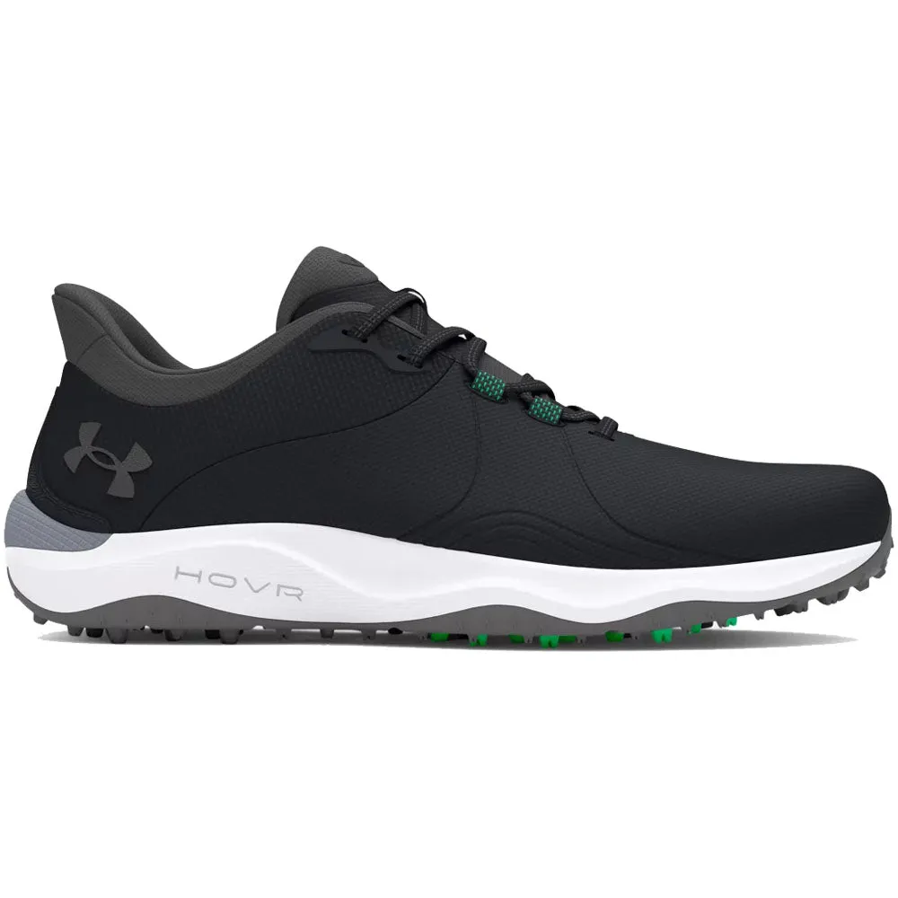 Under Armour Drive Pro Spikeless Waterproof Shoes Wide - Black/Black/Titan Gray