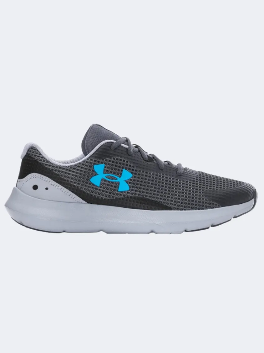 Under Armour Surge 3 Running Shoes  Grey/Blue Surf