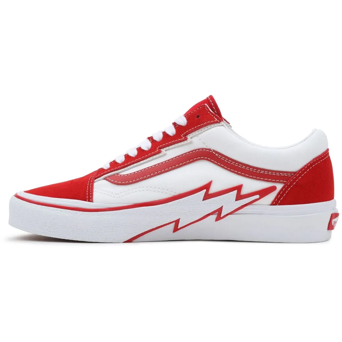 Vans Old Skool Bolt Shoes - Red / White