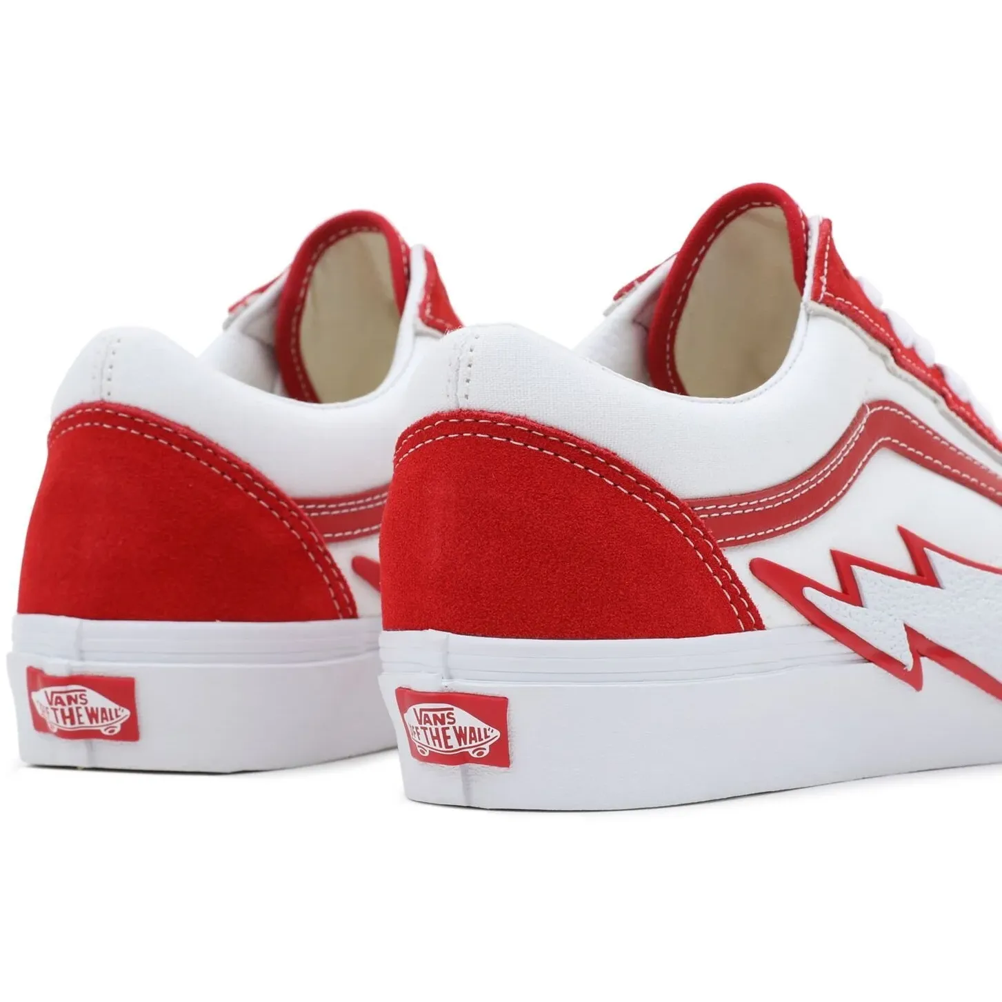 Vans Old Skool Bolt Shoes - Red / White