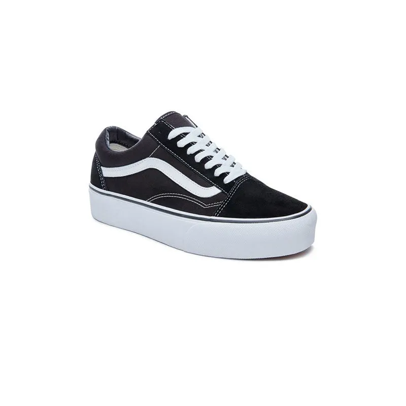 VANS Old Skool Platform - Black / White