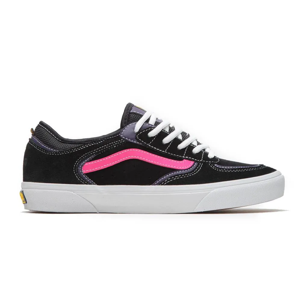 Vans Skate Rowley Black Pink Skate Shoes