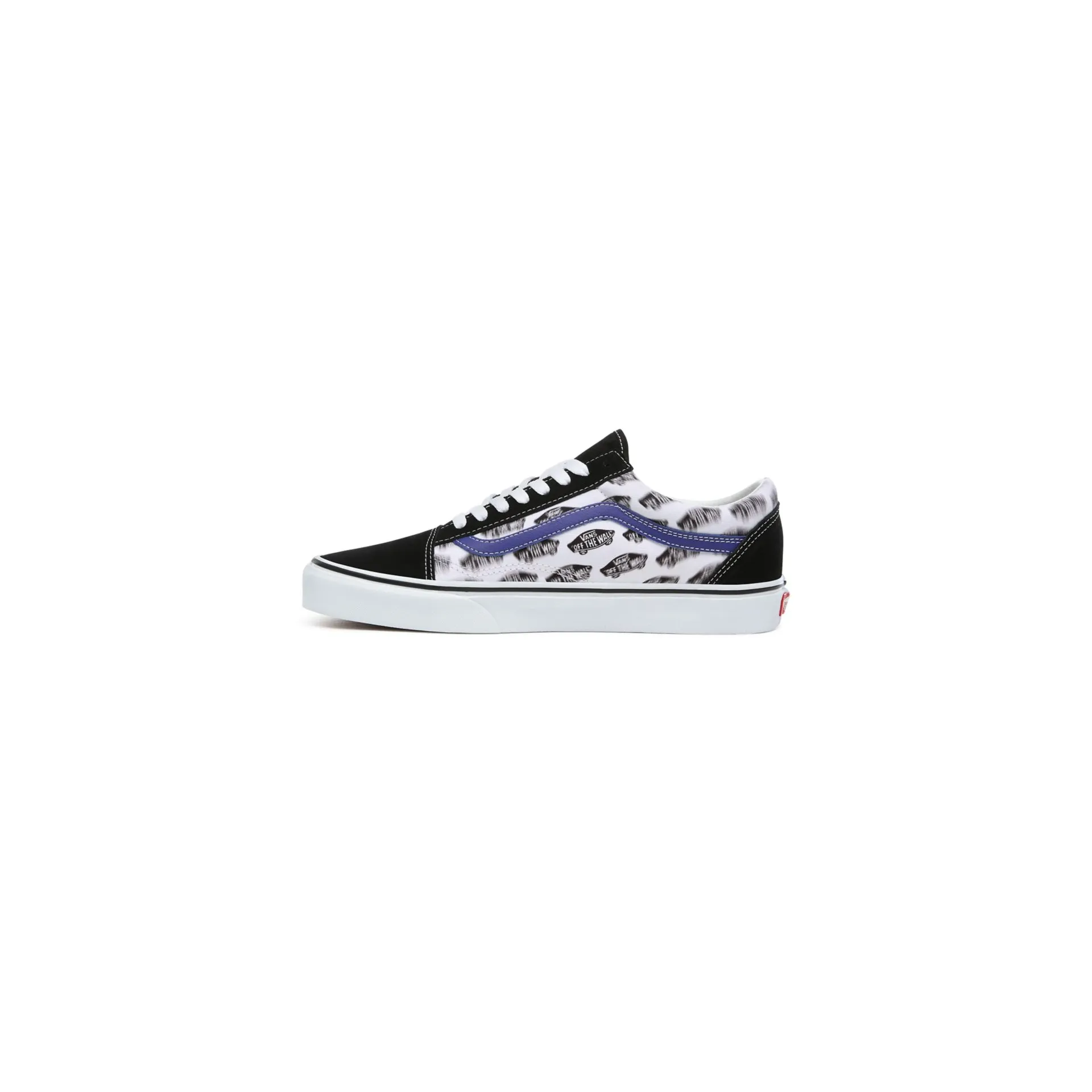 Vans Unisex Blur Boards Old Skool Shoes - Black / Royal Blue