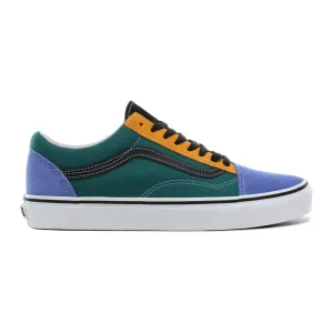 Vans Unisex Mix & Match Old Skool Shoes - Cadmium Yellow / Tidepool Green