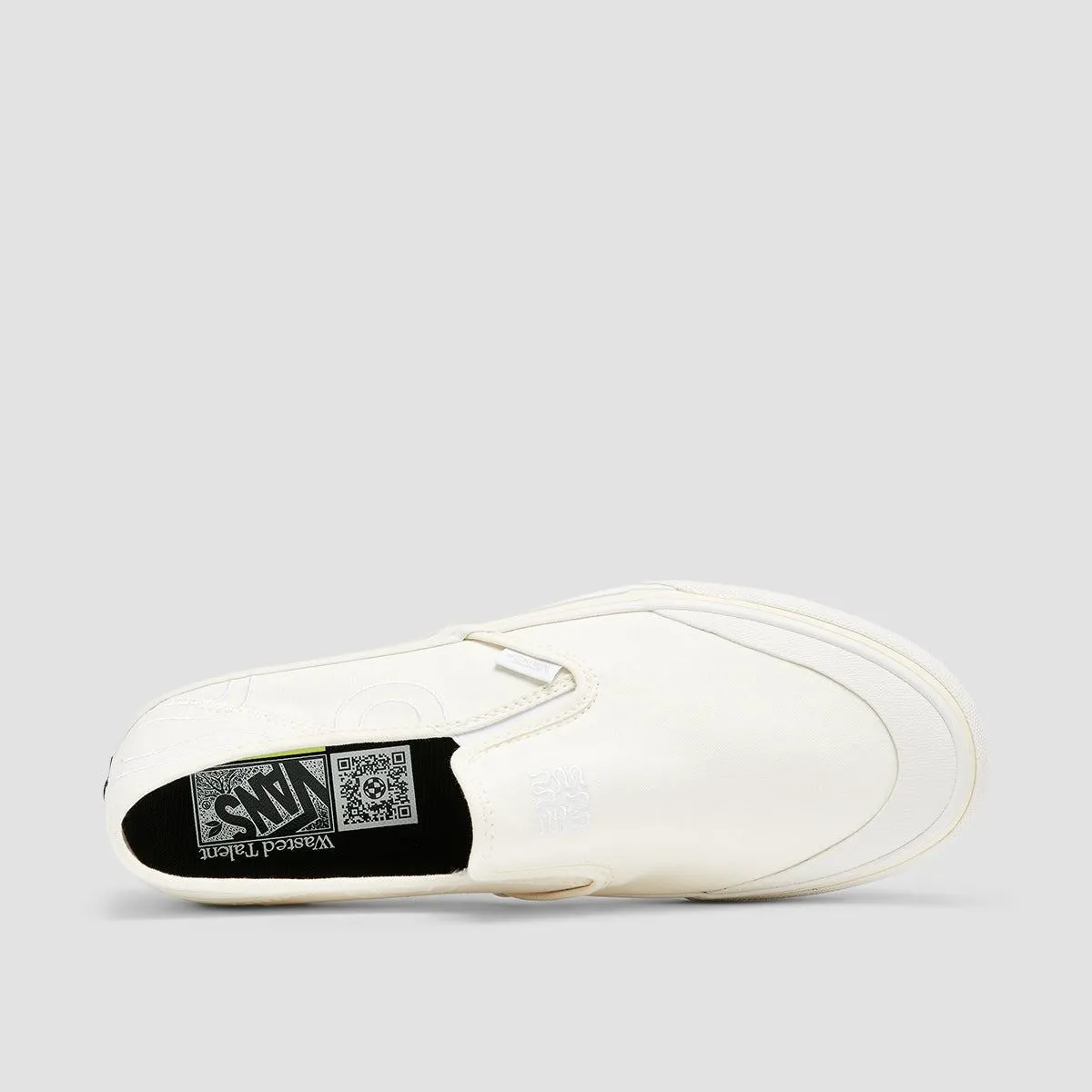 Vans X Wasted Talent VR3 SF Slip-On Shoes - Blanc De Blanc