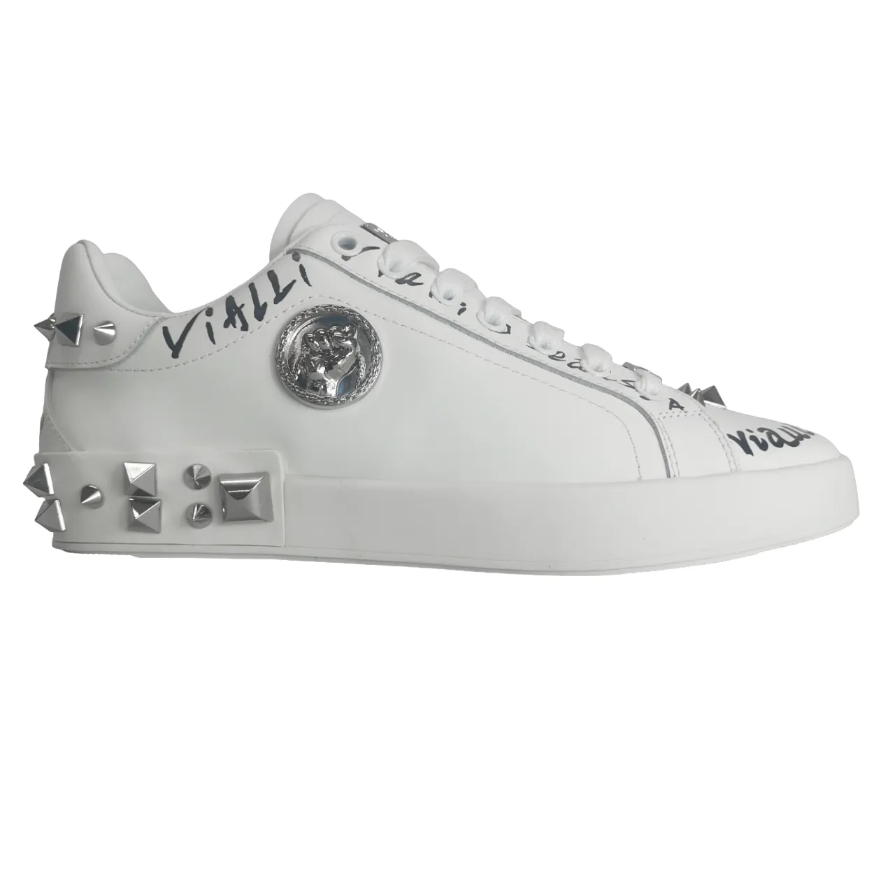 Vialli Leather Azarri White Sneaker