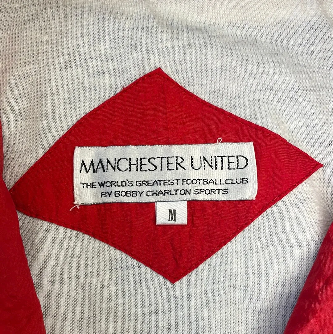 Vintage Bobby Charlton Manchester United Jacket - Medium - Very Good Condition