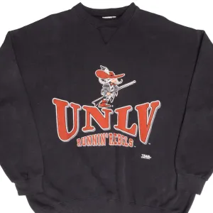 VINTAGE UNLV LAS VEGAS RUNNING REBELS SWEATSHIRT 1990S SIZE 2XL