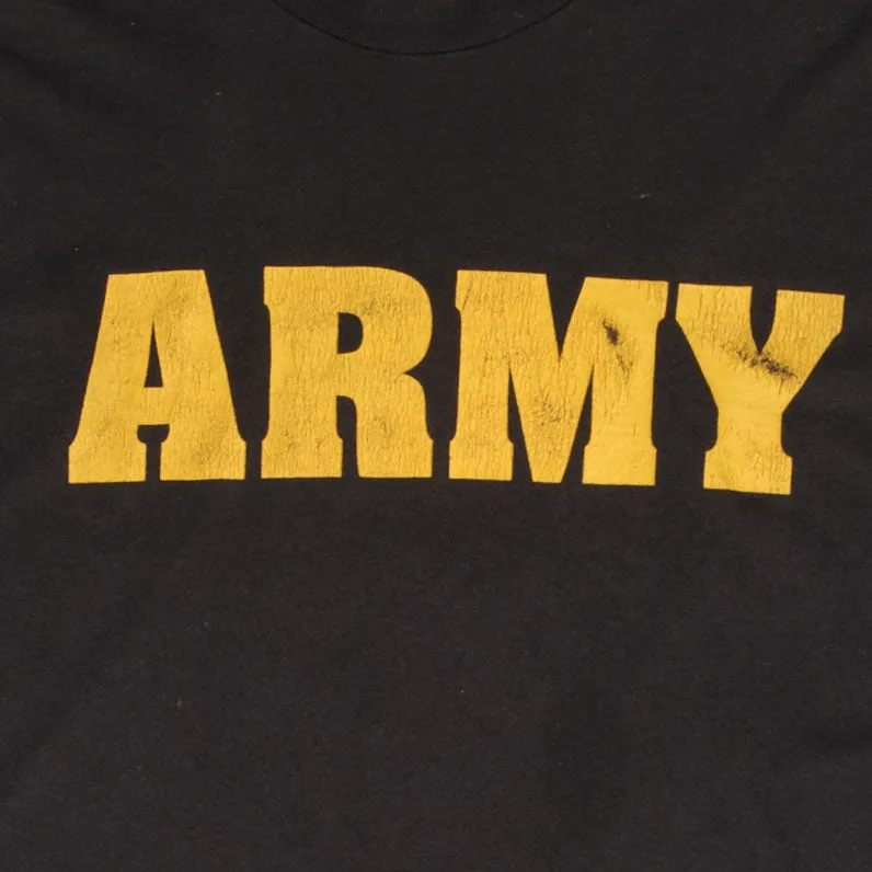 VINTAGE US ARMY FOOTBALL TEE SHIRT 1990S SIZE MEDIUM MADE IN USA