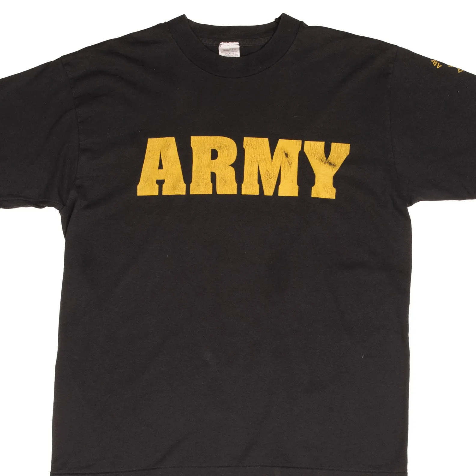 VINTAGE US ARMY FOOTBALL TEE SHIRT 1990S SIZE MEDIUM MADE IN USA