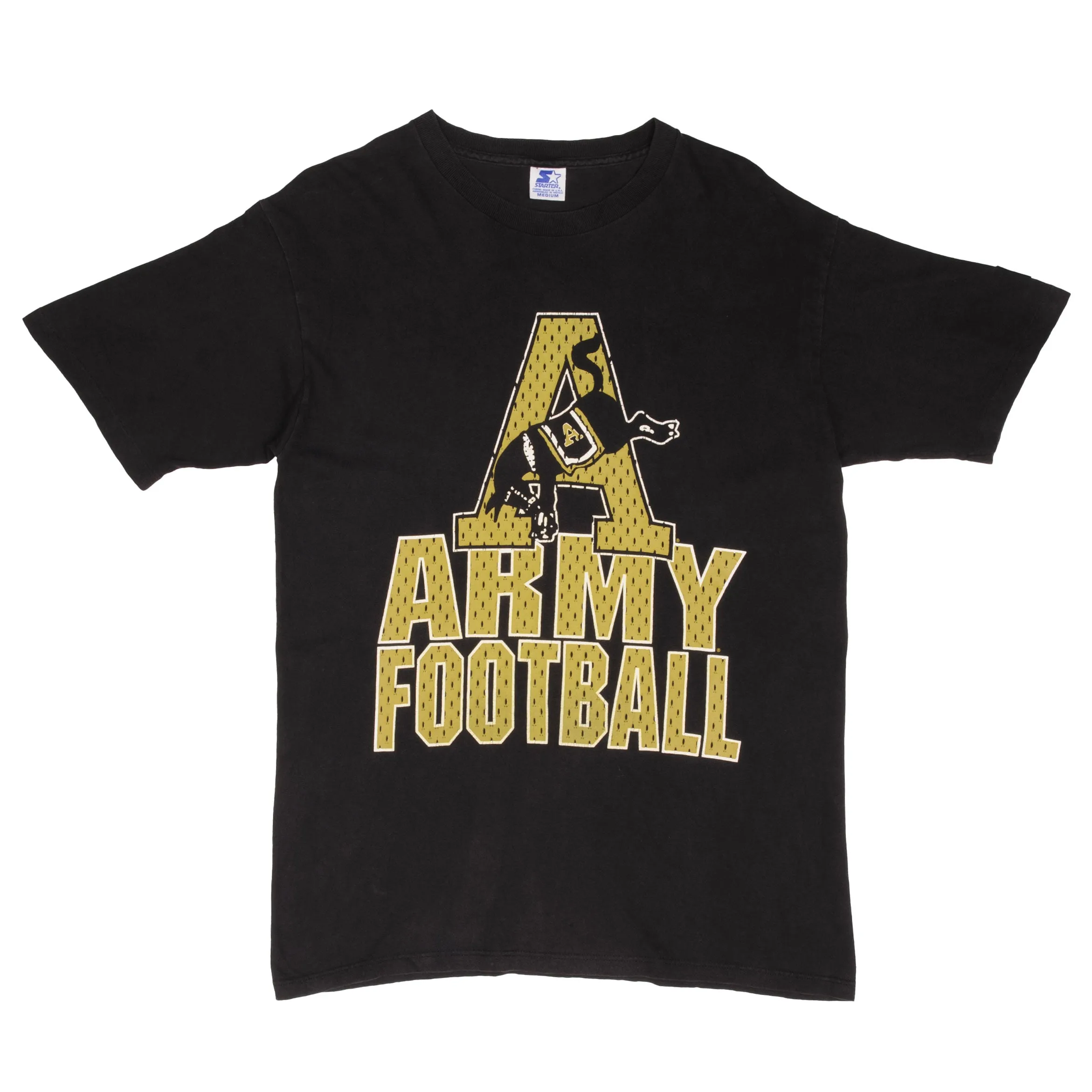 VINTAGE US ARMY FOOTBALL TEE SHIRT 1990S SIZE MEDIUM MADE IN USA