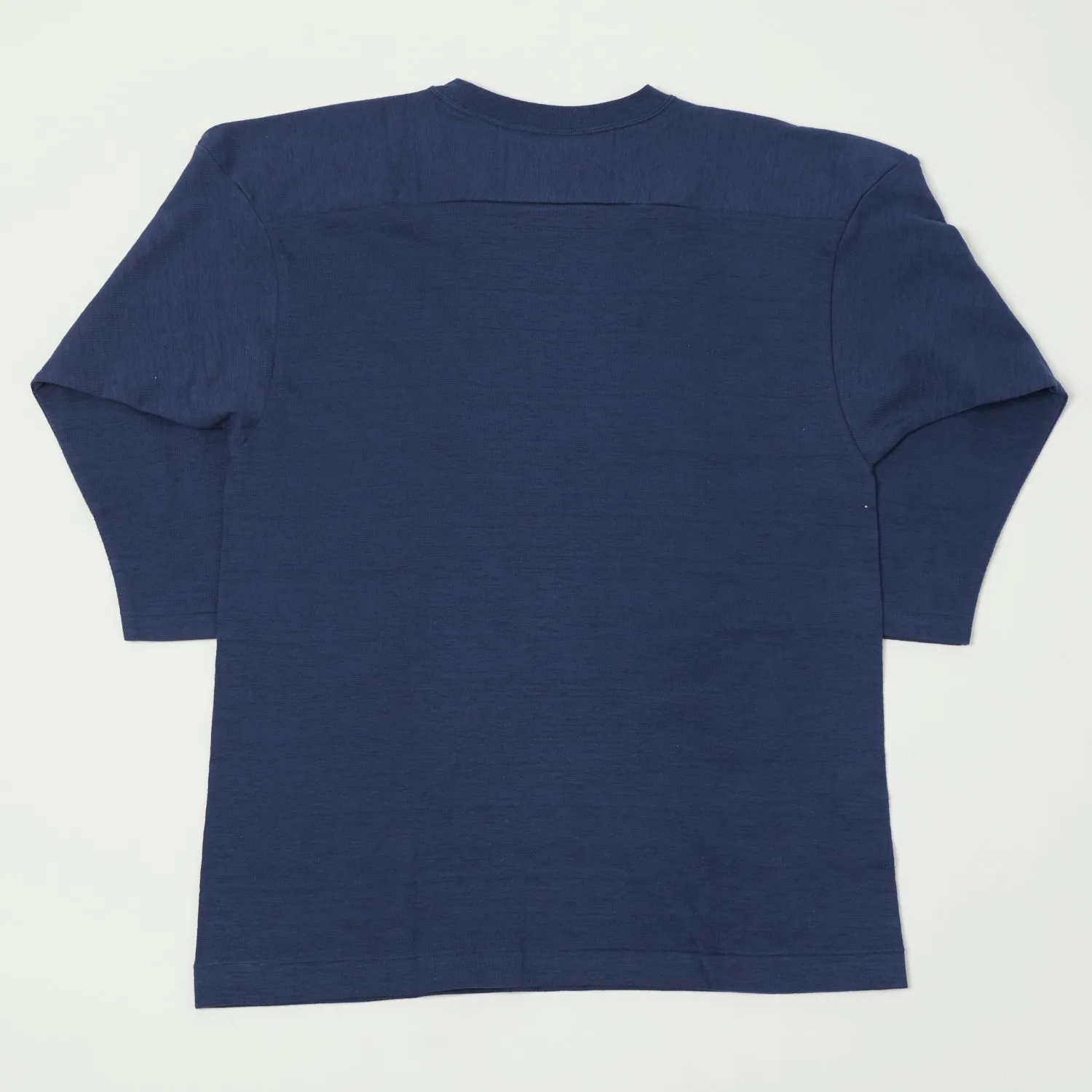 Warehouse & Co 4063 'Black River Falls' 3/4 Sleeve Football Tee - Navy