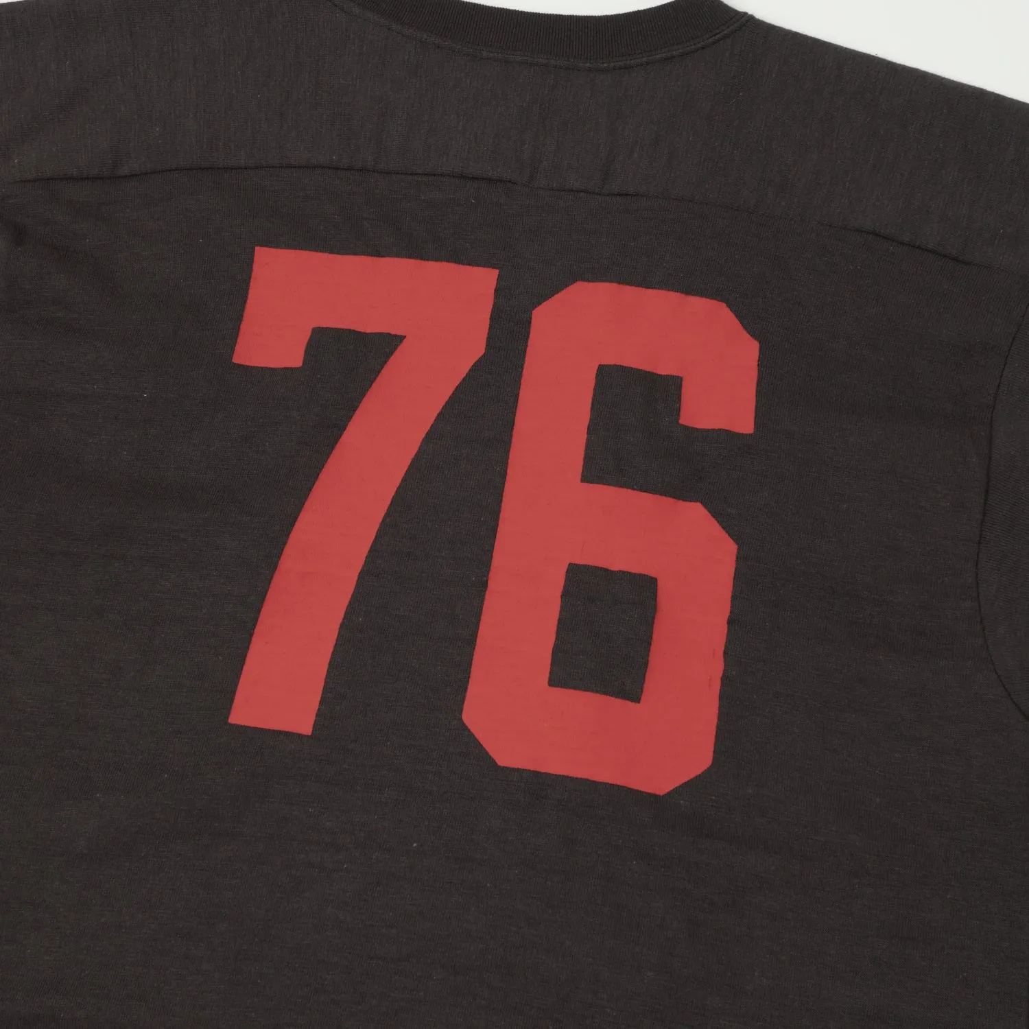 Warehouse & Co 4063 'Tioga High' 3/4 Sleeve Football Tee - Black