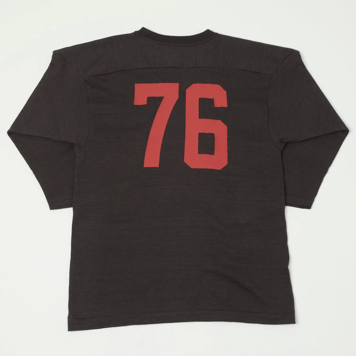 Warehouse & Co 4063 'Tioga High' 3/4 Sleeve Football Tee - Black